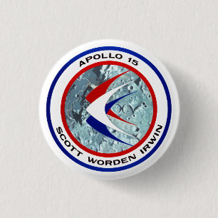Macaron Rond 2,50 Cm Apollo 15 insignes