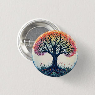 MACARON ROND 2,50 CM ARBRE DE VIE