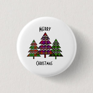 Macaron Rond 2,50 Cm Arbres de Noël