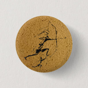 Macaron Rond 2,50 Cm Archers de l'Âge de Pierre