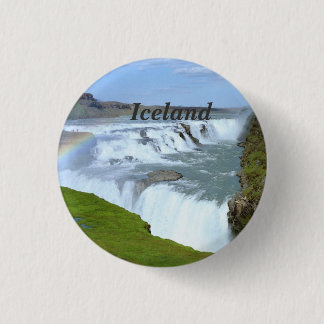 Macaron Rond 2,50 Cm Arcs-en-ciel de l'Islande