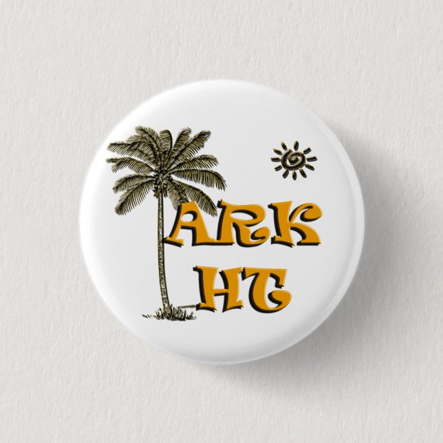 Macaron Rond 2,50 Cm ARK HT Tropical pin (Devant)