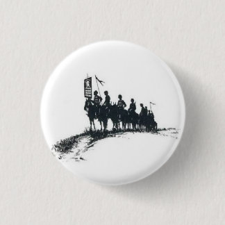 Macaron Rond 2,50 Cm Armée de l'anarchiste de Makhno