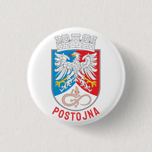 Macaron Rond 2,50 Cm Armoiries de Postojna, Slovénie