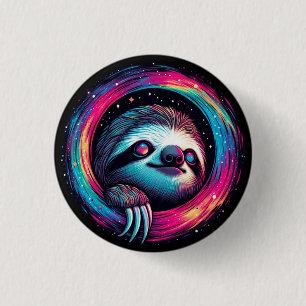 Macaron Rond 2,50 Cm Art de Galaxie Cosmologique