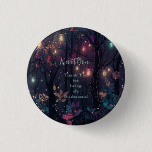 Macaron Rond 2,50 Cm Art Imaginaire Floral Spray