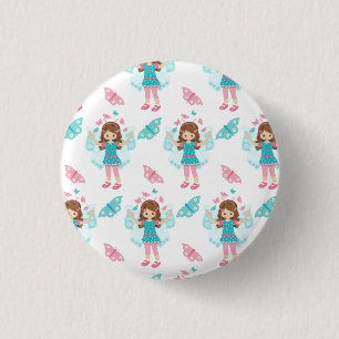Macaron Rond 2,50 Cm Art papillon