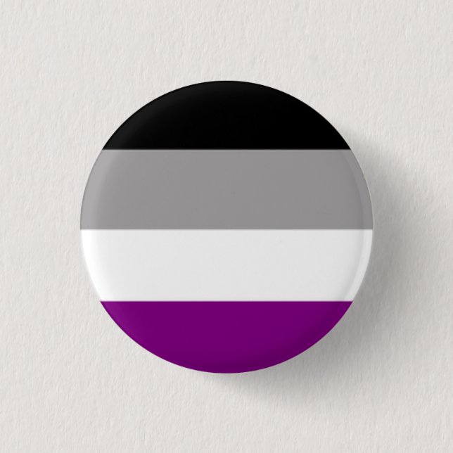 Macaron Rond 2,50 Cm Asexualité (Devant)