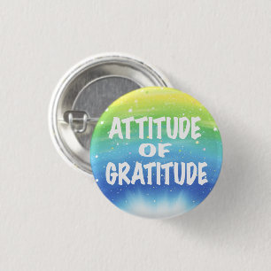 Macaron Rond 2,50 Cm Attitude de gratitude