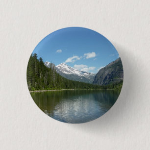 Macaron Rond 2,50 Cm Avalanche Lake I dans le parc national de Glacier