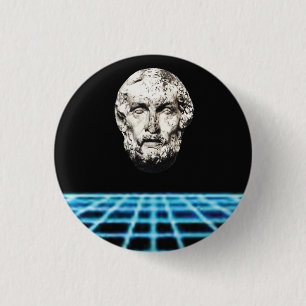 Macaron Rond 2,50 Cm Avant-garde de chevalier - Homer et grille -
