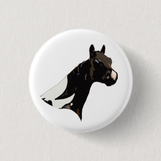 Macaron Rond 2,50 Cm Aviateur le bouton courant de cheval
