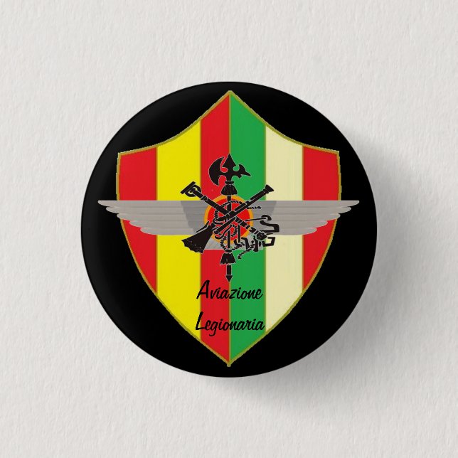 MACARON ROND 2,50 CM AVIAZIONE LEGIONARIA (Devant)