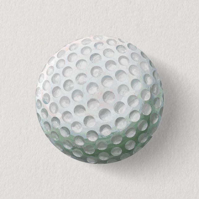 Macaron Rond 2,50 Cm Bal de golf (Devant)