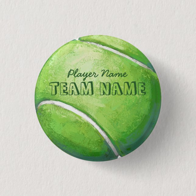 Macaron Rond 2,50 Cm Balle de tennis (Devant)