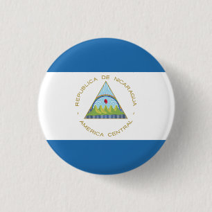 Macaron Rond 2,50 Cm Bandera de Nicaragua