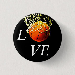 Macaron Rond 2,50 Cm Basket-ball I Love