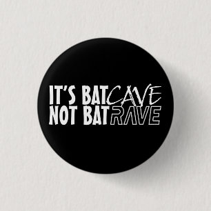 Macaron Rond 2,50 Cm BatCAVE It's BatRAVE