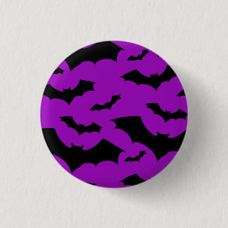 Macaron Rond 2,50 Cm Bats pourpres de Deathrock