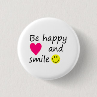 Macaron Rond 2,50 Cm Be happy