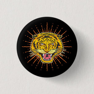 Macaron Rond 2,50 Cm Beau tigre