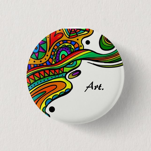 Macaron Rond 2,50 Cm Beautiful (Devant)