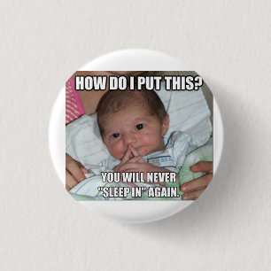 Macaron Rond 2,50 Cm Bébé bizarre T-Shirt Trucker Chapeau