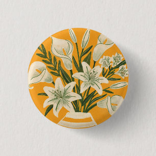 Macaron Rond 2,50 Cm Belles Fleurs
