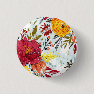 Macaron Rond 2,50 Cm Belles Roses