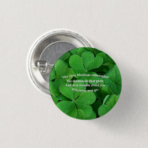 Macaron Rond 2,50 Cm Bénédiction irlandaise