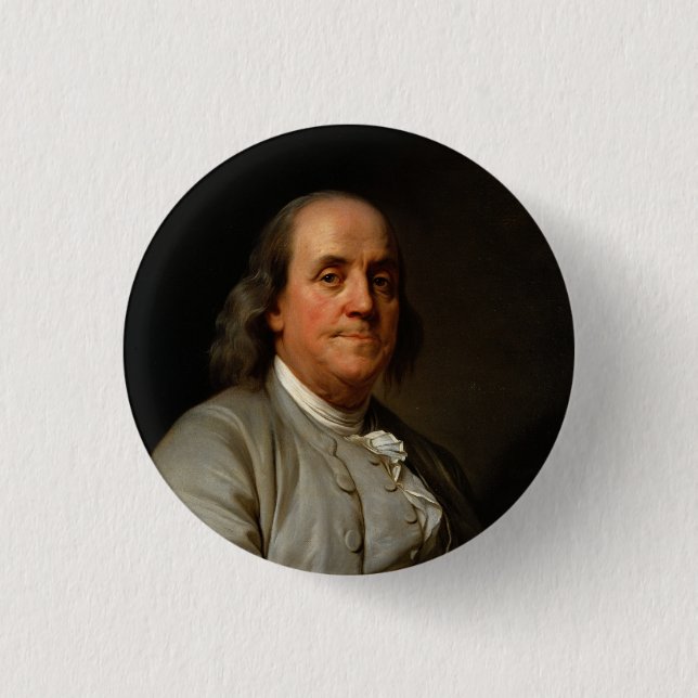 MACARON ROND 2,50 CM BENJAMIN FRANKLIN (Devant)