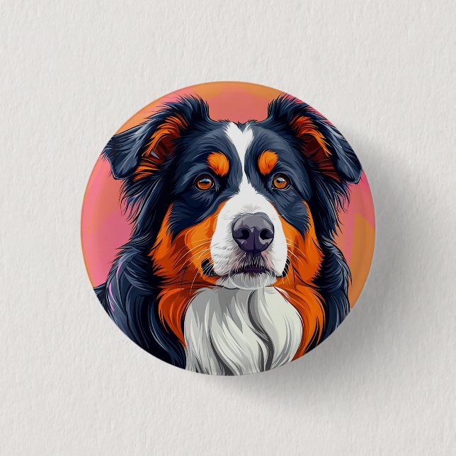 Macaron Rond 2,50 Cm Berger Australien (Devant)