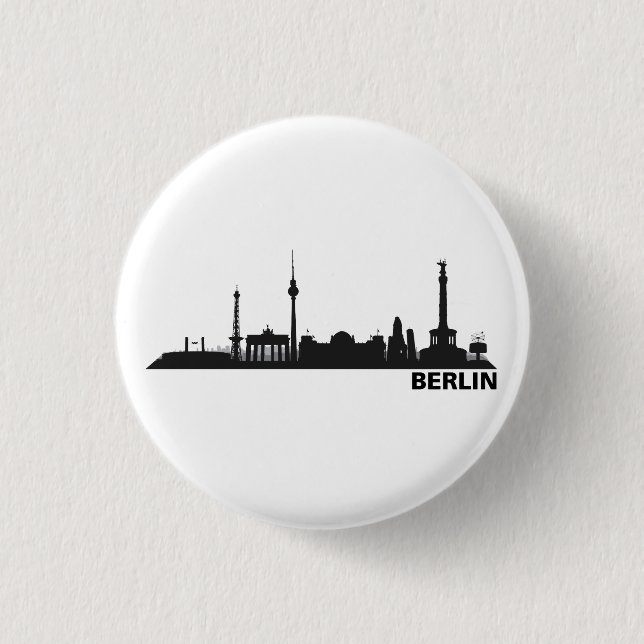 Macaron Rond 2,50 Cm Berlin Button / Feker / Pin (Devant)