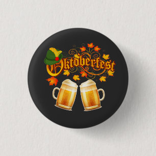 Macaron Rond 2,50 Cm Bière d'Oktoberfest 