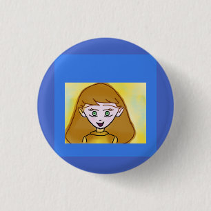 Macaron Rond 2,50 Cm Bingo Bleu Bingo Anime bouton