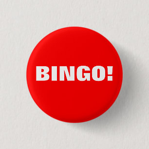 Macaron Rond 2,50 Cm BINGO-TEST ! Bouton