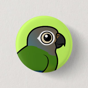 Macaron Rond 2,50 Cm Birdorable Sombre-a dirigé Conure