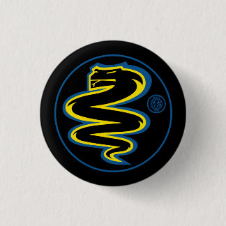 Macaron Rond 2,50 Cm Biscione Nerazzurro, épingle (noir)