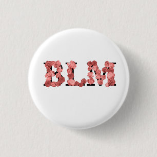 Macaron Rond 2,50 Cm Black Lives Matter