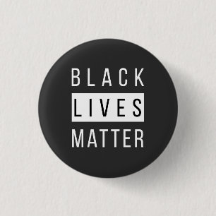 Macaron Rond 2,50 Cm Black Lives Matter