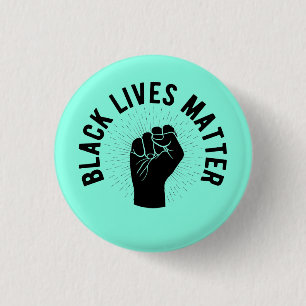 Macaron Rond 2,50 Cm Black Lives Matter Solidarity Button