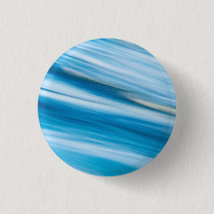 Macaron Rond 2,50 Cm Bleu de mer Abstrait