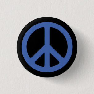 Macaron Rond 2,50 Cm Bleu de paix