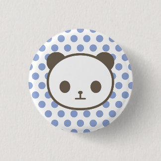 Macaron Rond 2,50 Cm bleu de panda
