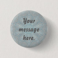 Bleu Silver Star Kaleidoscope Vos Mots Boutons