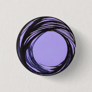 Macaron Rond 2,50 Cm Bleu/violette de bouton de perle de prière