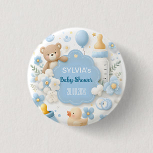 Macaron Rond 2,50 Cm Blue Bundle Joy : Baby Boy Shower