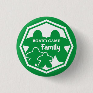 Macaron Rond 2,50 Cm Board Game Family 2P2K White Frame Pin