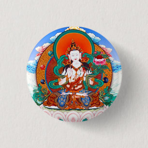 Macaron Rond 2,50 Cm Bodhisattva frais Mahasat de Sarvanivarana
