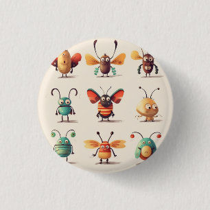 Macaron Rond 2,50 Cm bogue, créature badge, bouton, épingle, étrange ép